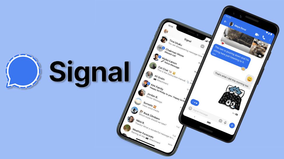 Signal App Interface